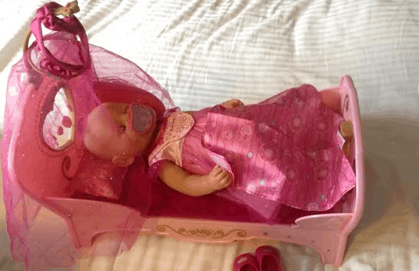 sjaal koud Slang Baby Born prinsessen bed