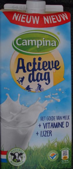 Nieuw Campina halfvolle melk Actieve dag