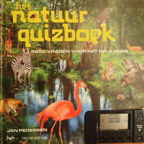 natuur quizboek met 1000 vragen en elektronisch scoreboek